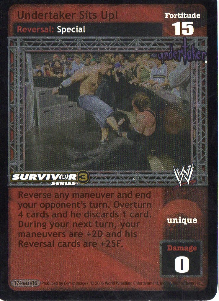 Undertaker Sits Up!